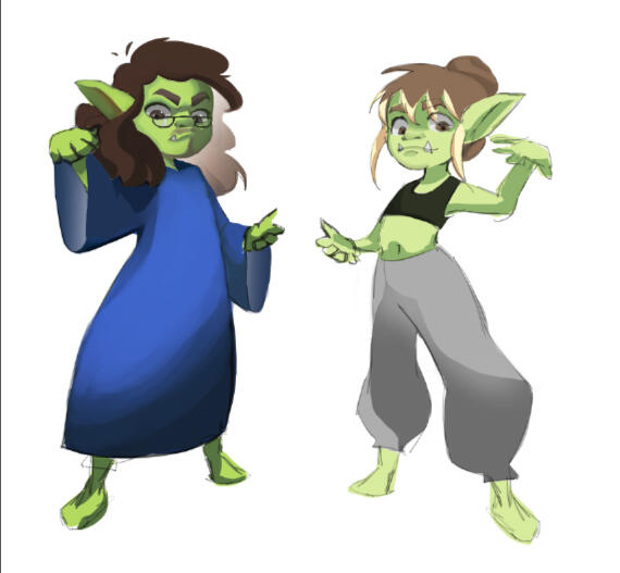 Me and my friend as GOBLINS muahahaha Me and my friend as GOBLINS muahahaha